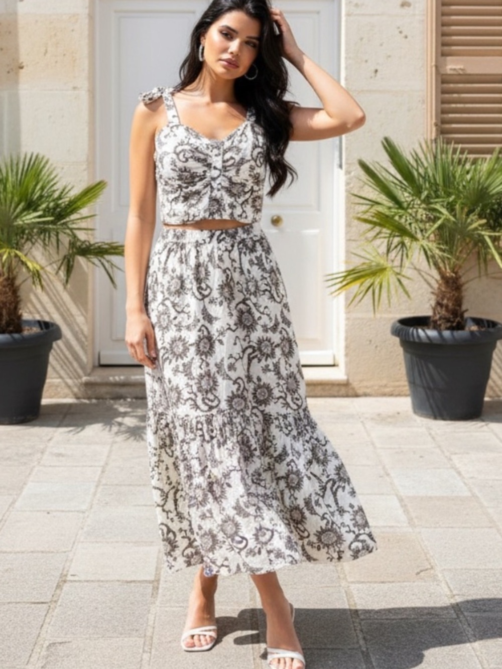 House of Harlow skirt set